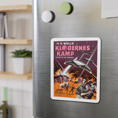 WAR OF THE WORLDS (DANISH) 1953 Movie Poster - Refrigerator Magnet