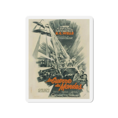 WAR OF THE WORLDS (FRENCH) 1953 Movie Poster - Refrigerator Magnet