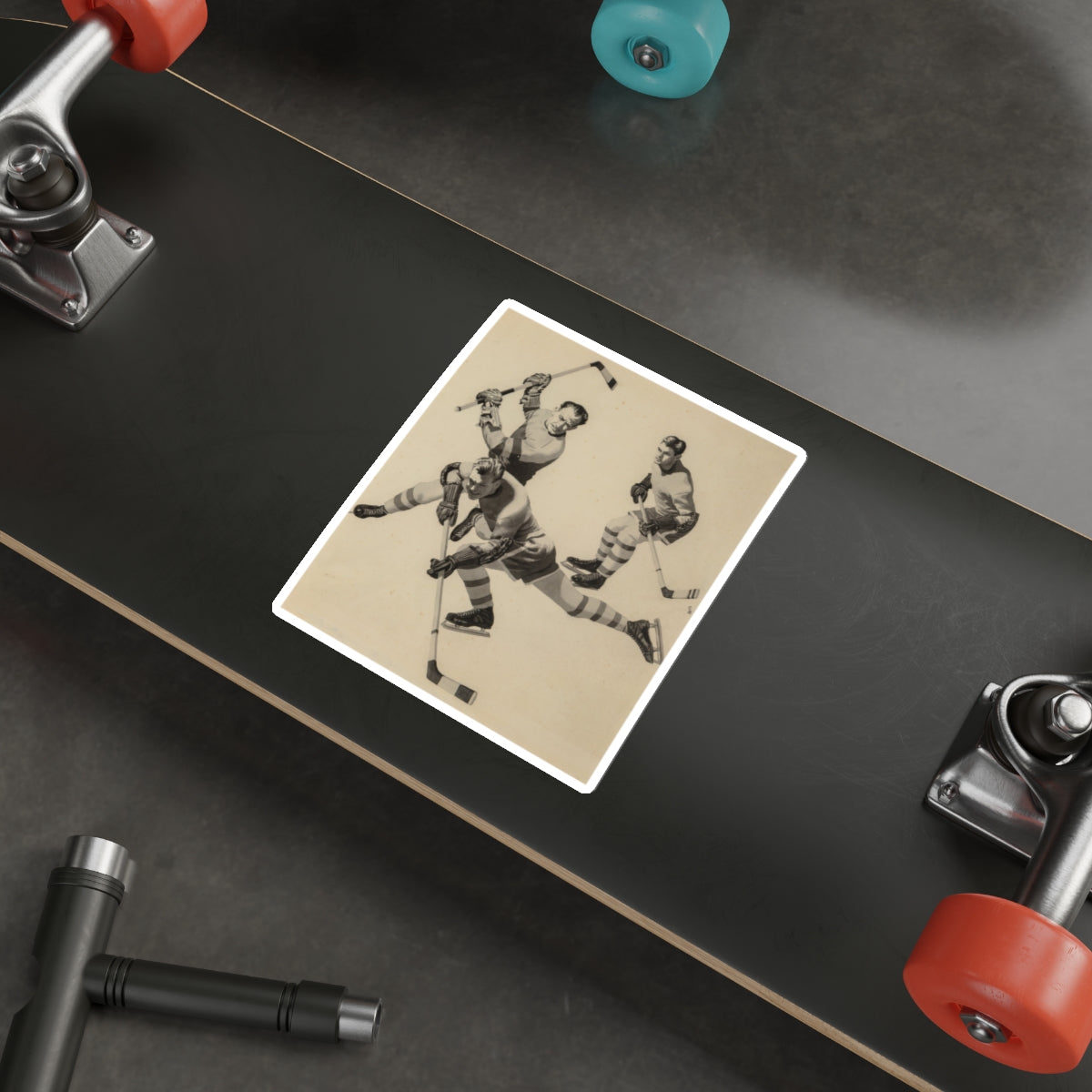 War on Skates, This Week magazine (Magazine Illustration) STICKER Vinyl Die-Cut Decal-The Sticker Space