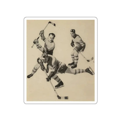 War on Skates, This Week magazine (Magazine Illustration) STICKER Vinyl Die-Cut Decal White Die-Cut 2 Inch - The Sticker Space