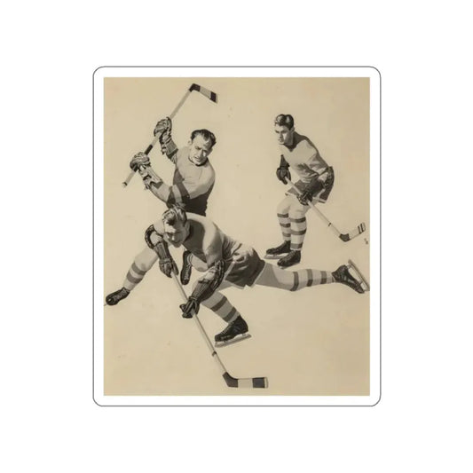 War on Skates, This Week magazine (Magazine Illustration) STICKER Vinyl Die-Cut Decal White Die-Cut 2 Inch - The Sticker Space