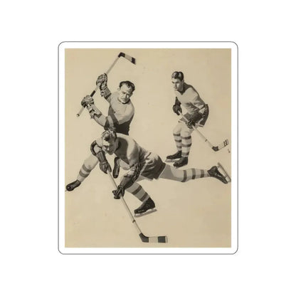 War on Skates, This Week magazine (Magazine Illustration) STICKER Vinyl Die-Cut Decal White Die-Cut 3 Inch - The Sticker Space