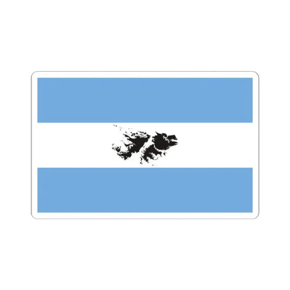 War Veterans Flag (Argentina) STICKER Vinyl Kiss-Cut Decal 2 Inch White - The Sticker Space
