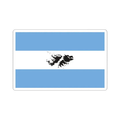 War Veterans Flag (Argentina) STICKER Vinyl Kiss-Cut Decal 3 Inch White - The Sticker Space