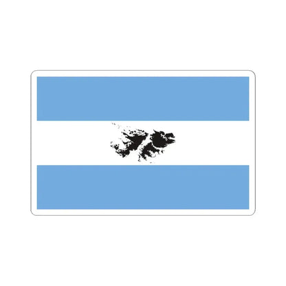 War Veterans Flag (Argentina) STICKER Vinyl Kiss-Cut Decal 6 Inch White - The Sticker Space