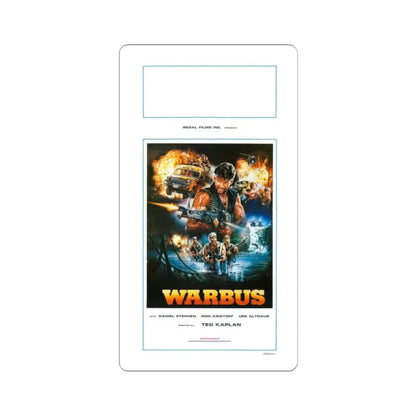 WARBUS 1985 Movie Poster - STICKER Vinyl Kiss-Cut Decal 2 Inch White - The Sticker Space