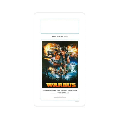 WARBUS 1985 Movie Poster - STICKER Vinyl Kiss-Cut Decal 4 Inch White - The Sticker Space