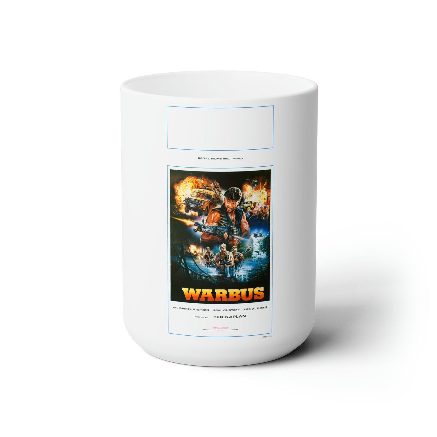 WARBUS 1985 Movie Poster - White Coffee Cup 15oz-15oz-The Sticker Space