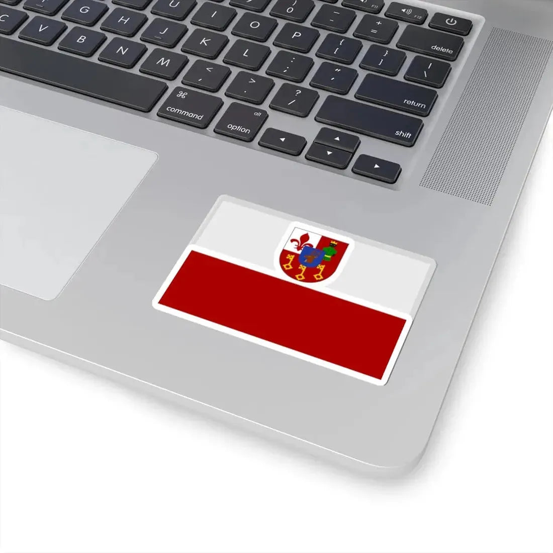 Waregem vlag (Belgium) STICKER Vinyl Kiss-Cut Decal - The Sticker Space