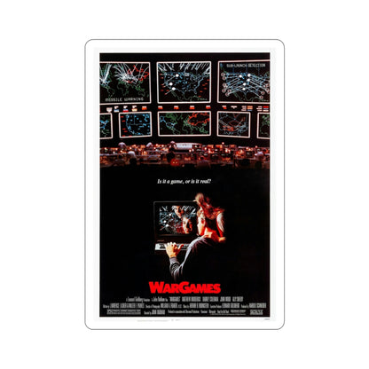 WarGames 1983 Movie Poster STICKER Vinyl Die-Cut Decal-3 Inch-The Sticker Space