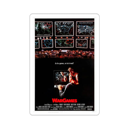 WarGames 1983 Movie Poster STICKER Vinyl Die-Cut Decal 4 Inch - The Sticker Space