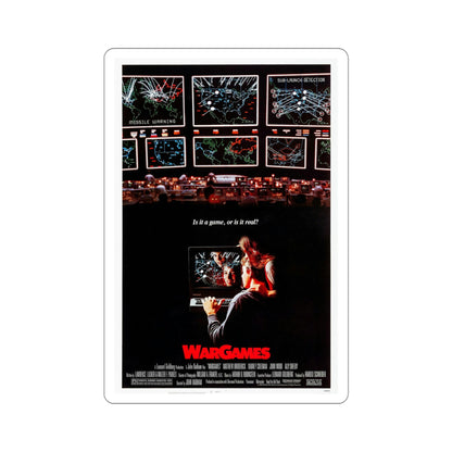 WarGames 1983 Movie Poster STICKER Vinyl Die-Cut Decal-4 Inch-The Sticker Space