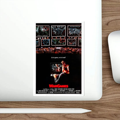 WarGames 1983 Movie Poster STICKER Vinyl Die-Cut Decal - The Sticker Space