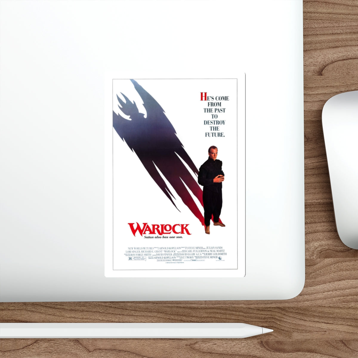 WARLOCK 1989 Movie Poster STICKER Vinyl Die-Cut Decal-The Sticker Space