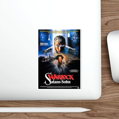 WARLOCK (GERMAN) 1989 Movie Poster STICKER Vinyl Die-Cut Decal-The Sticker Space