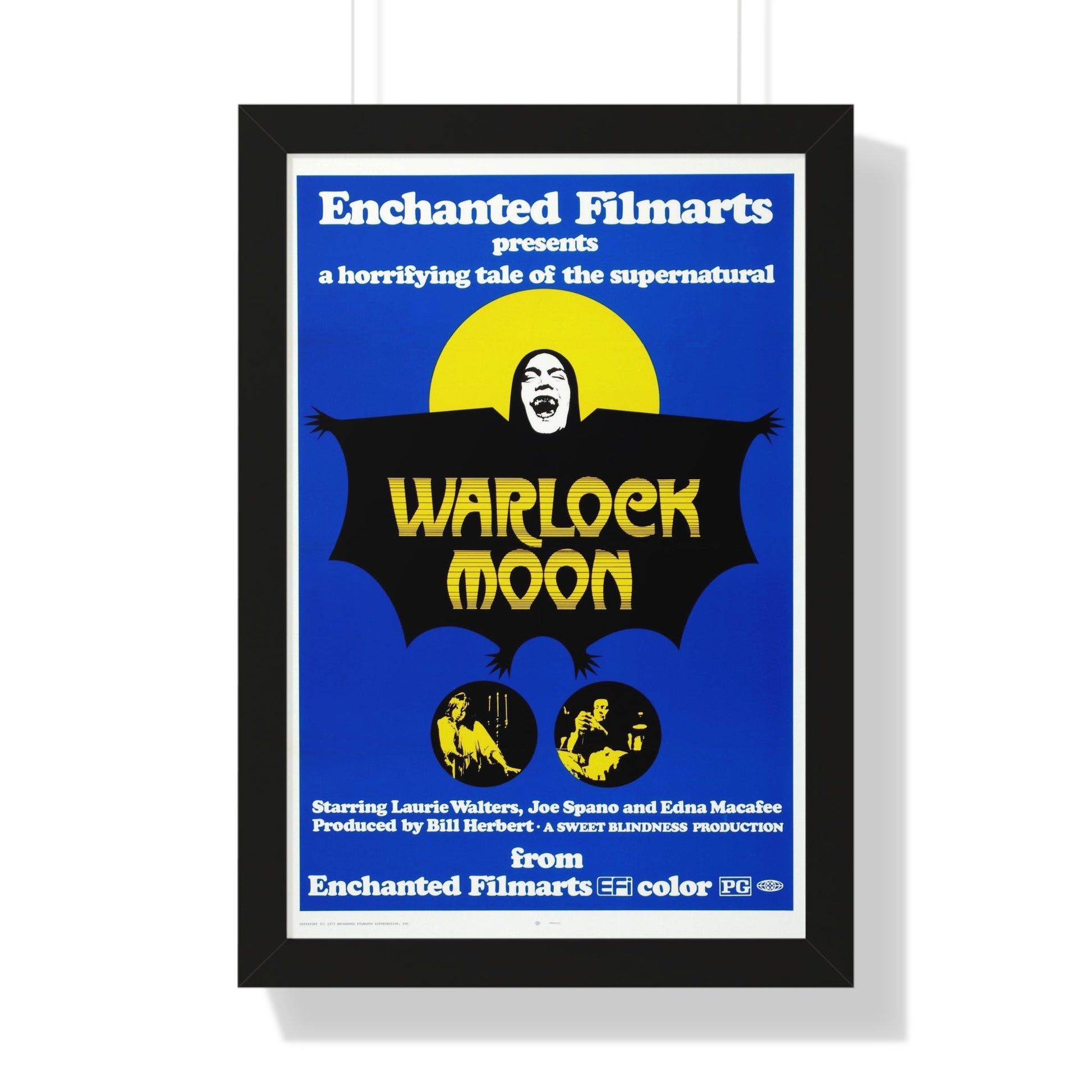 WARLOCK MOON 1973 - Framed Movie Poster-16″ x 24″-The Sticker Space