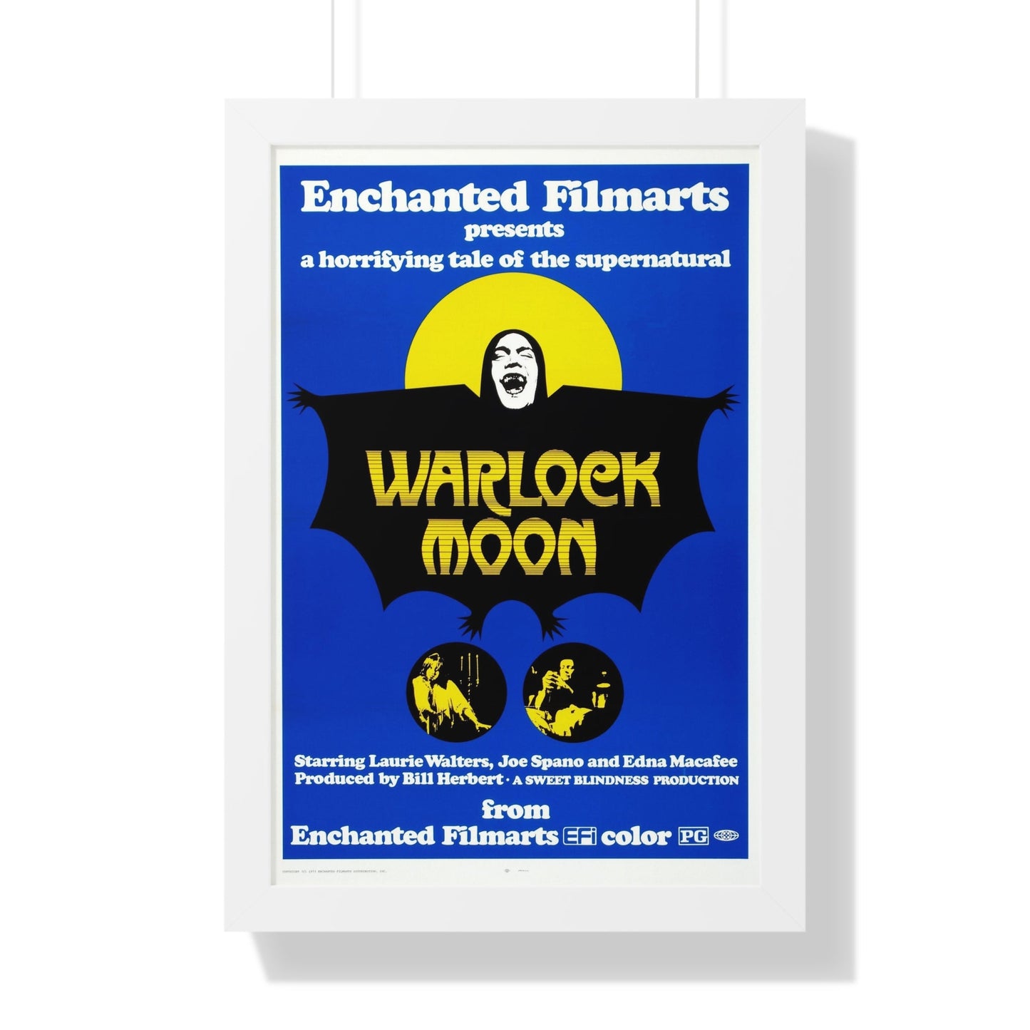 WARLOCK MOON 1973 - Framed Movie Poster-16″ x 24″-The Sticker Space