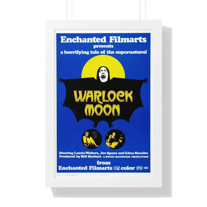 WARLOCK MOON 1973 - Framed Movie Poster 16″ x 24″ White - The Sticker Space