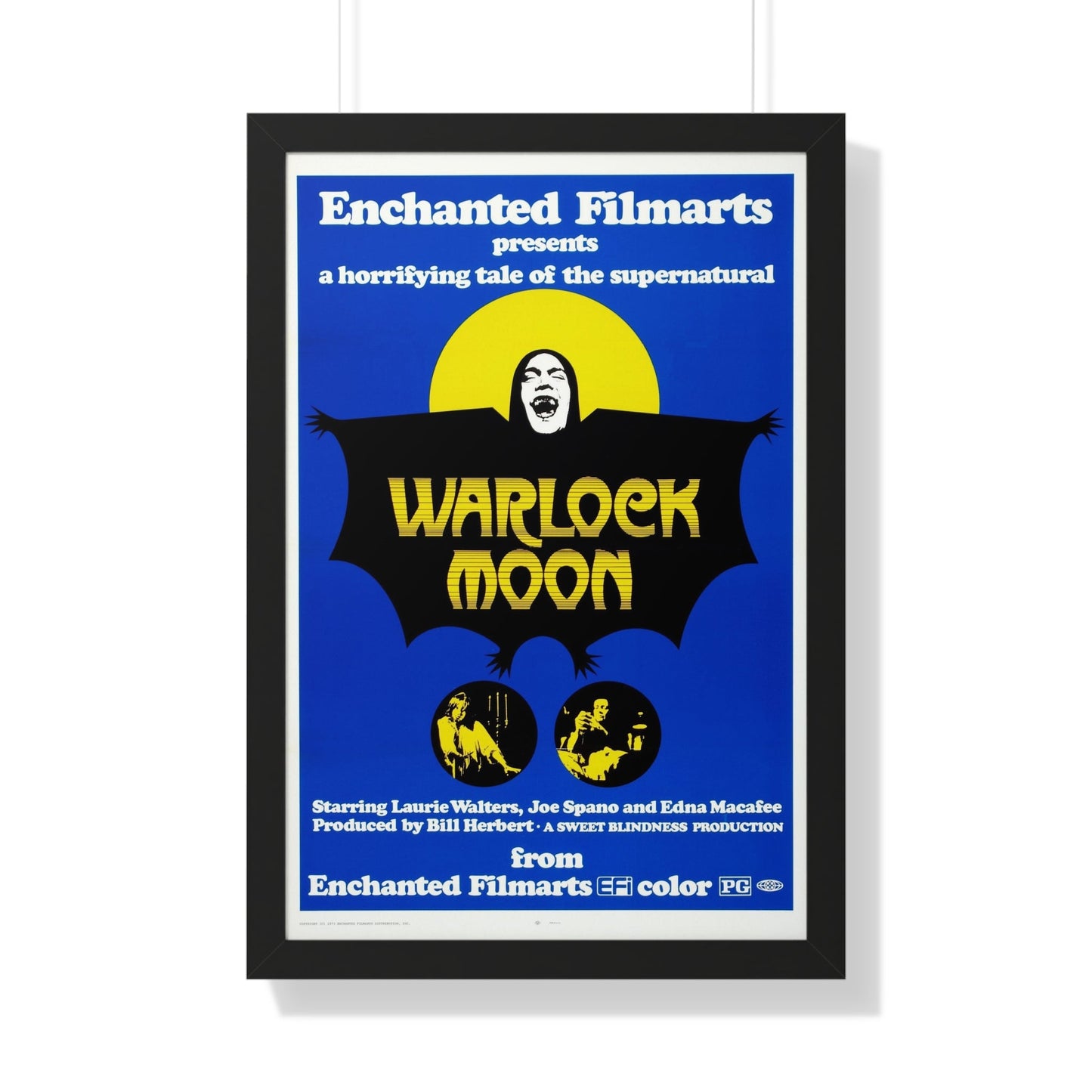 WARLOCK MOON 1973 - Framed Movie Poster-20" x 30"-The Sticker Space