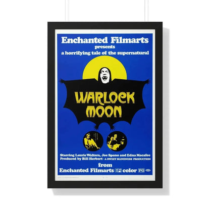 WARLOCK MOON 1973 - Framed Movie Poster 20" x 30" Black - The Sticker Space