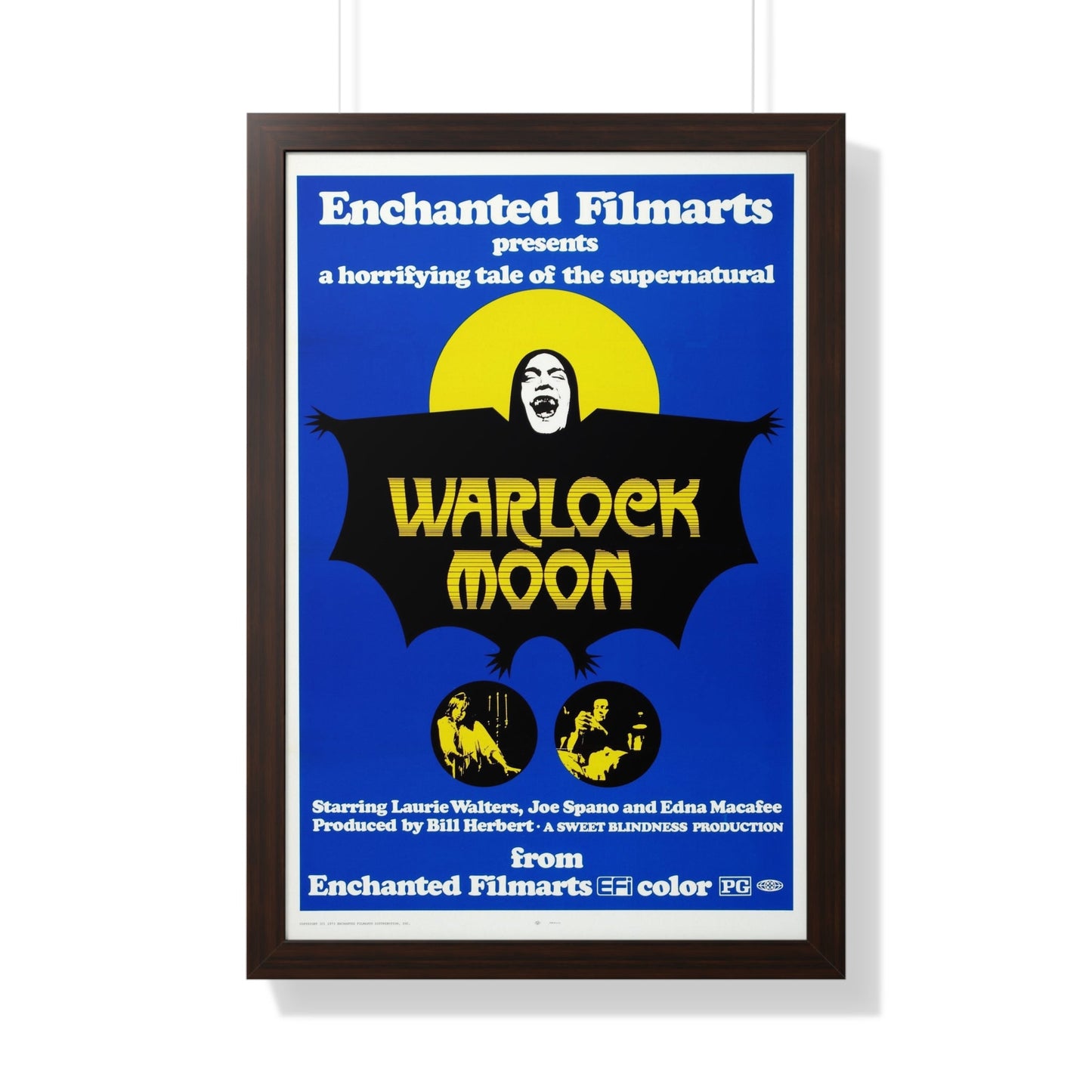 WARLOCK MOON 1973 - Framed Movie Poster-20" x 30"-The Sticker Space