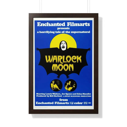 WARLOCK MOON 1973 - Framed Movie Poster 20" x 30" Walnut - The Sticker Space