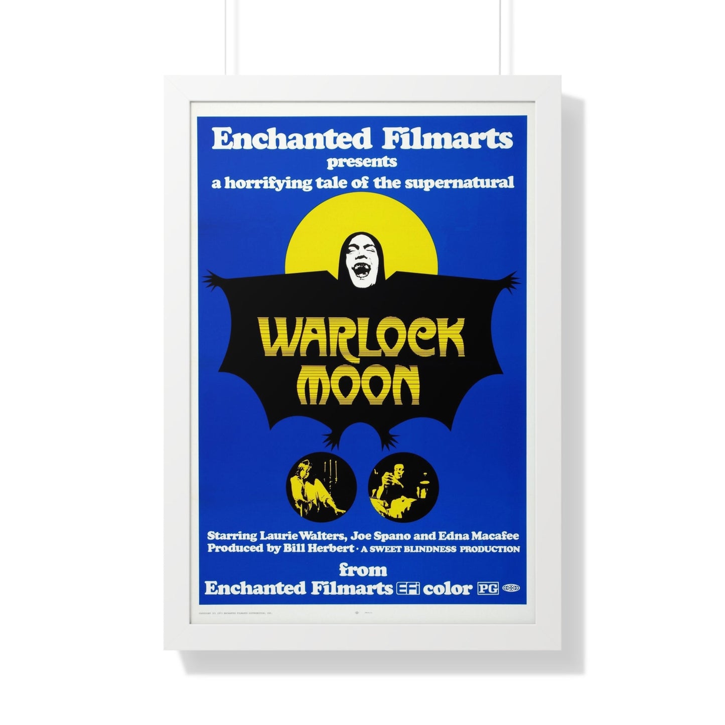 WARLOCK MOON 1973 - Framed Movie Poster-20" x 30"-The Sticker Space