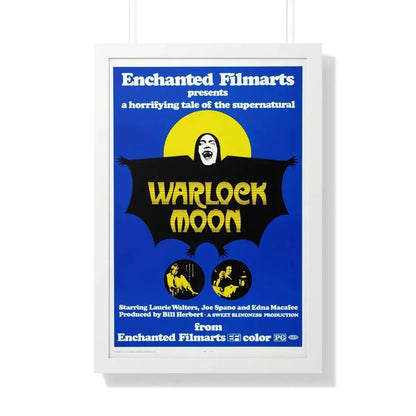 WARLOCK MOON 1973 - Framed Movie Poster 20" x 30" White - The Sticker Space