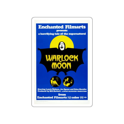 WARLOCK MOON 1973 Movie Poster STICKER Vinyl Die-Cut Decal 3 Inch - The Sticker Space