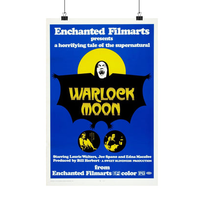 WARLOCK MOON 1973 - Paper Movie Poster-12″ x 18″-The Sticker Space