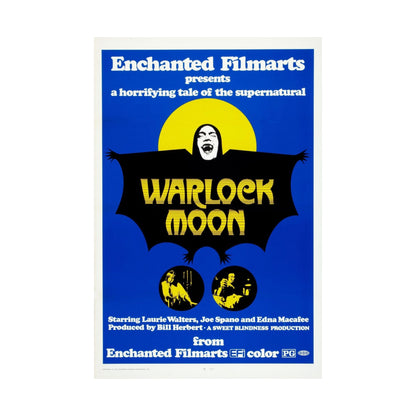 WARLOCK MOON 1973 - Paper Movie Poster-The Sticker Space