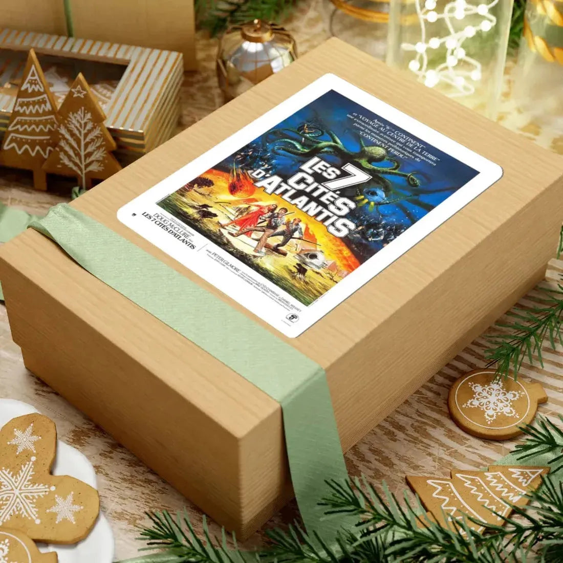 WARLORDS OF ATLANTIS (FRENCH) 1978 Movie Poster - STICKER Vinyl Kiss-Cut Decal - The Sticker Space