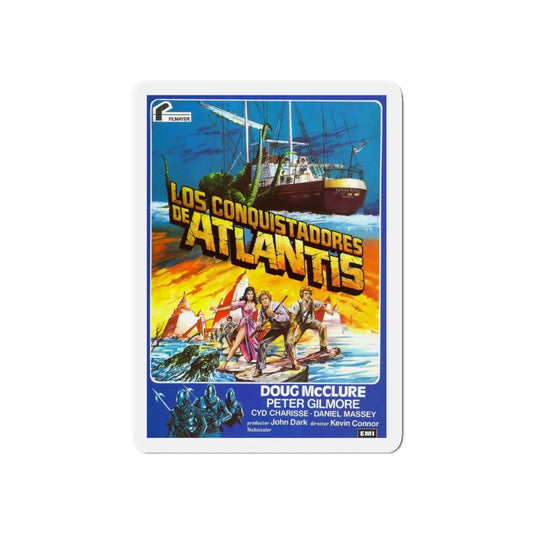 WARLORDS OF ATLANTIS (SPANISH) 1978 Movie Poster - Refrigerator Magnet 6 Inch - The Sticker Space