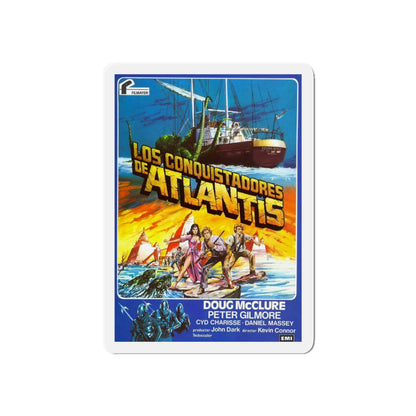 WARLORDS OF ATLANTIS (SPANISH) 1978 Movie Poster - Refrigerator Magnet-6 × 6"-The Sticker Space