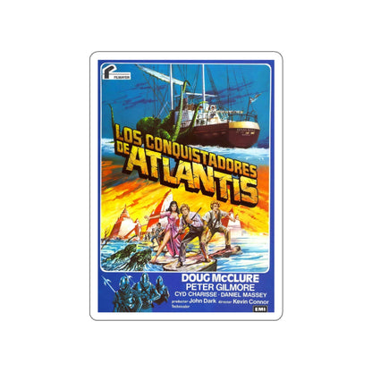 WARLORDS OF ATLANTIS (SPANISH) 1978 Movie Poster STICKER Vinyl Die-Cut Decal-White-The Sticker Space