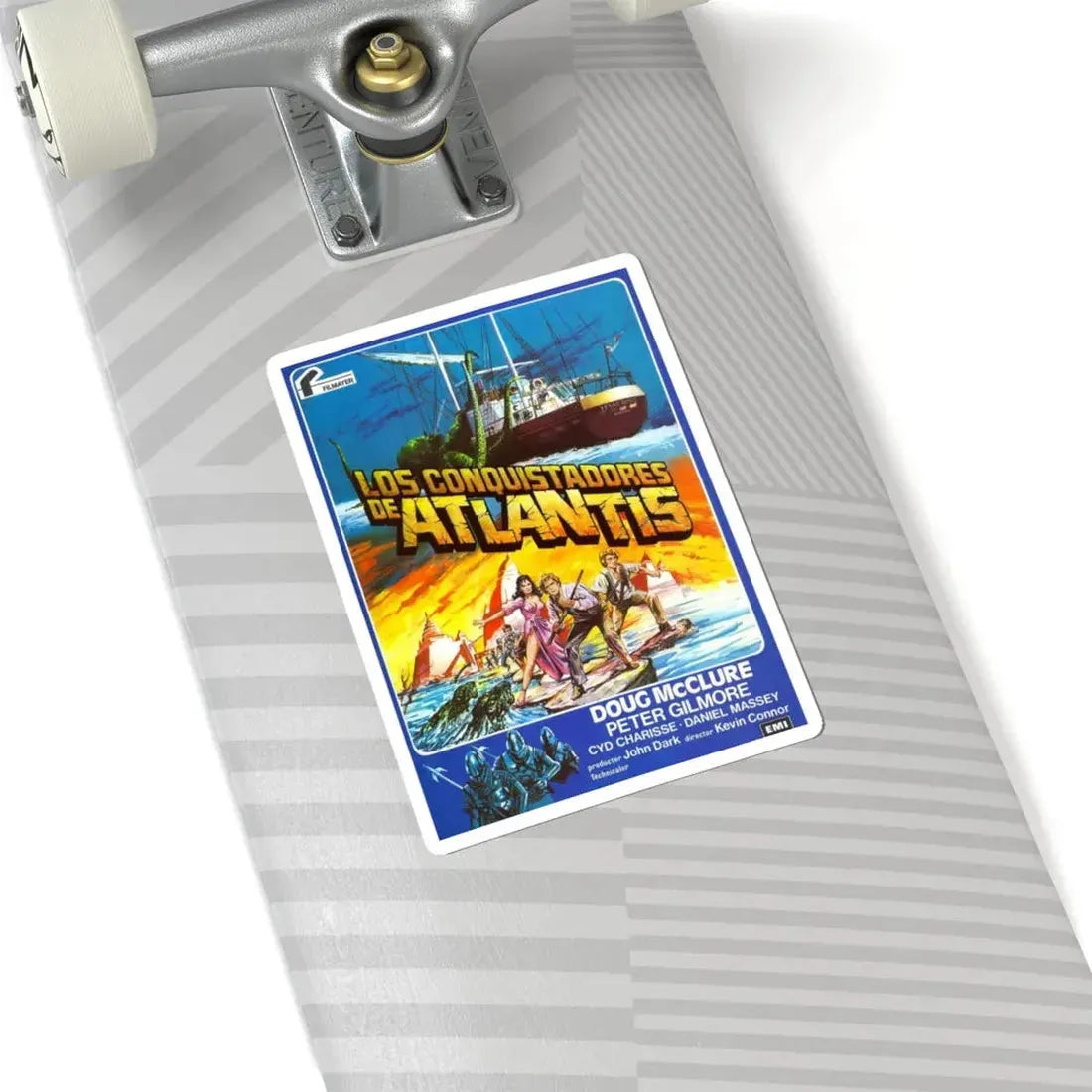 WARLORDS OF ATLANTIS (SPANISH) 1978 Movie Poster - STICKER Vinyl Kiss-Cut Decal - The Sticker Space