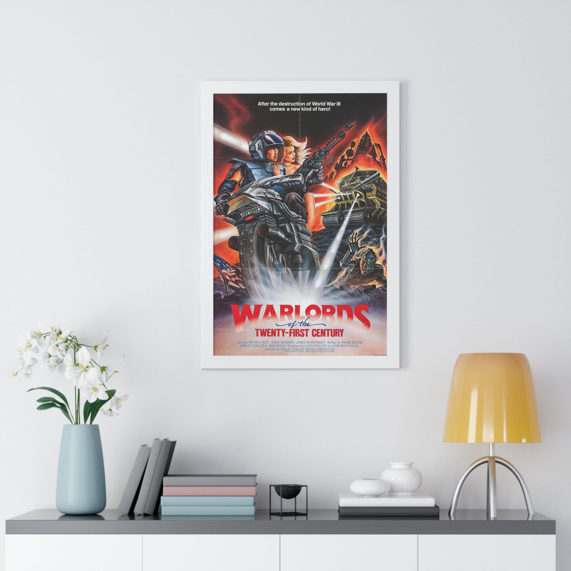 WARLORDS OF THE 21ST CENTURY (BATTLETRUCK) 1982 - Framed Movie Poster-The Sticker Space