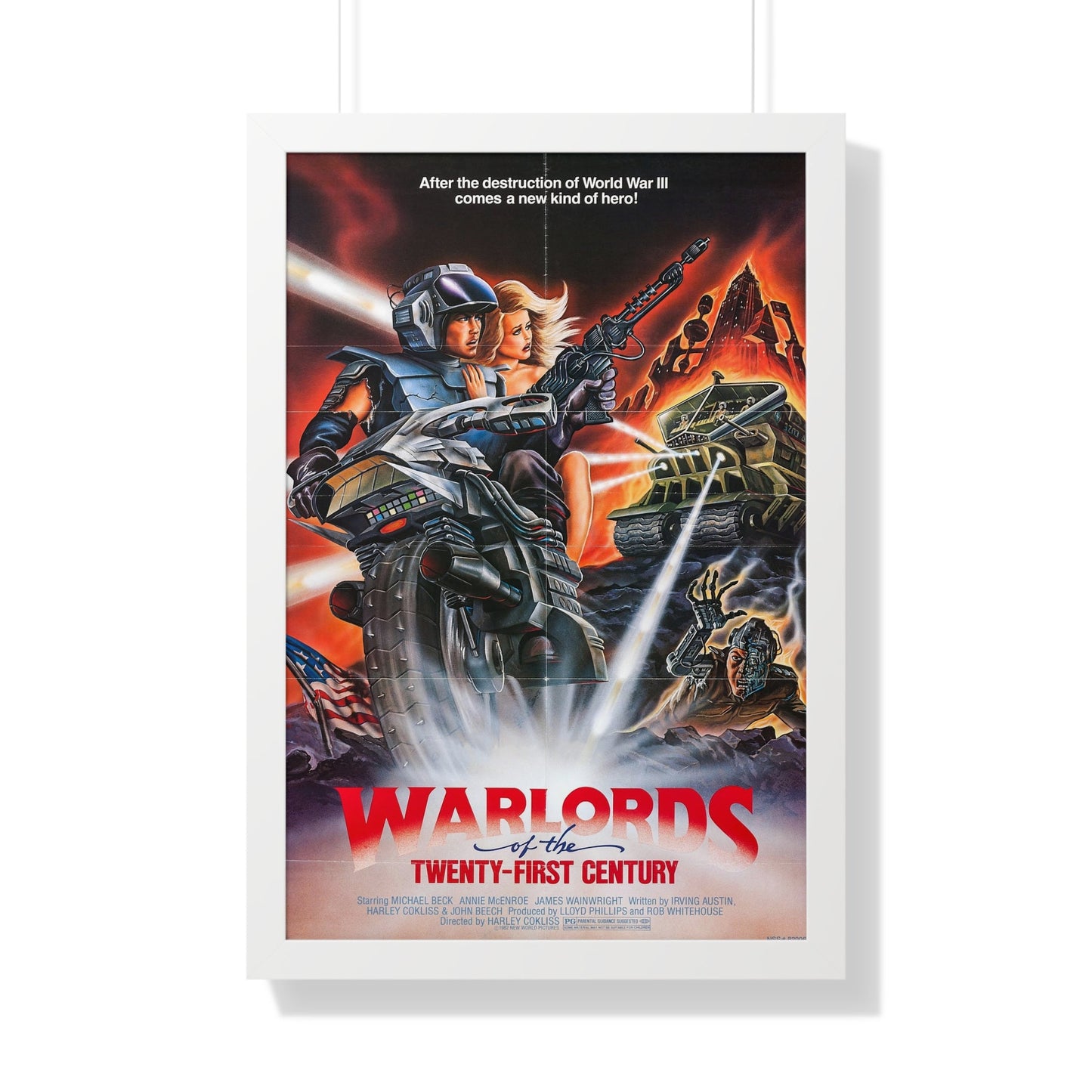 WARLORDS OF THE 21ST CENTURY (BATTLETRUCK) 1982 - Framed Movie Poster-20" x 30"-The Sticker Space