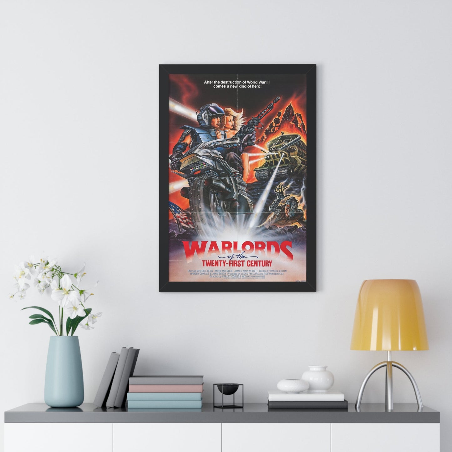 WARLORDS OF THE 21ST CENTURY (BATTLETRUCK) 1982 - Framed Movie Poster-The Sticker Space