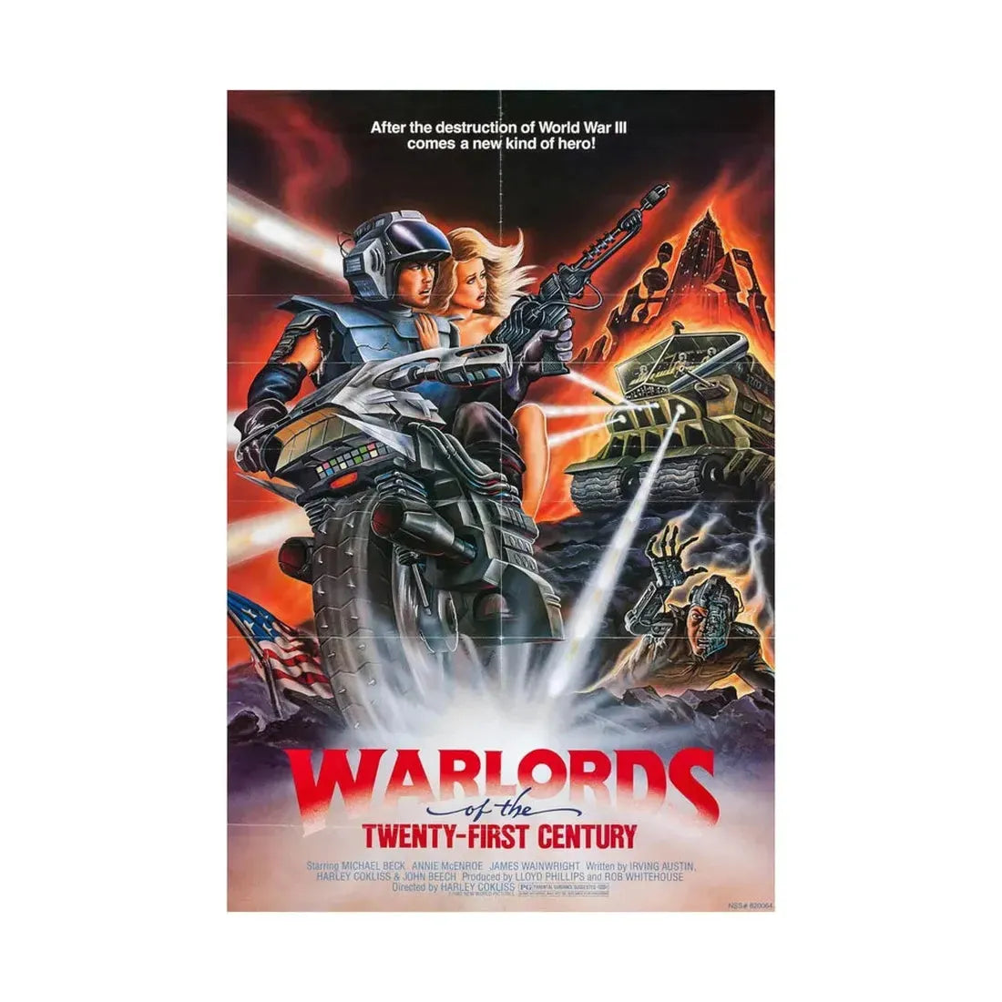 WARLORDS OF THE 21ST CENTURY (BATTLETRUCK) 1982 - Paper Movie Poster - The Sticker Space