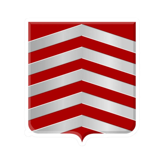 Warmenhuizen wapen (Netherlands) (Coat of Arms) STICKER Vinyl Kiss-Cut Decal 2 Inch White - The Sticker Space