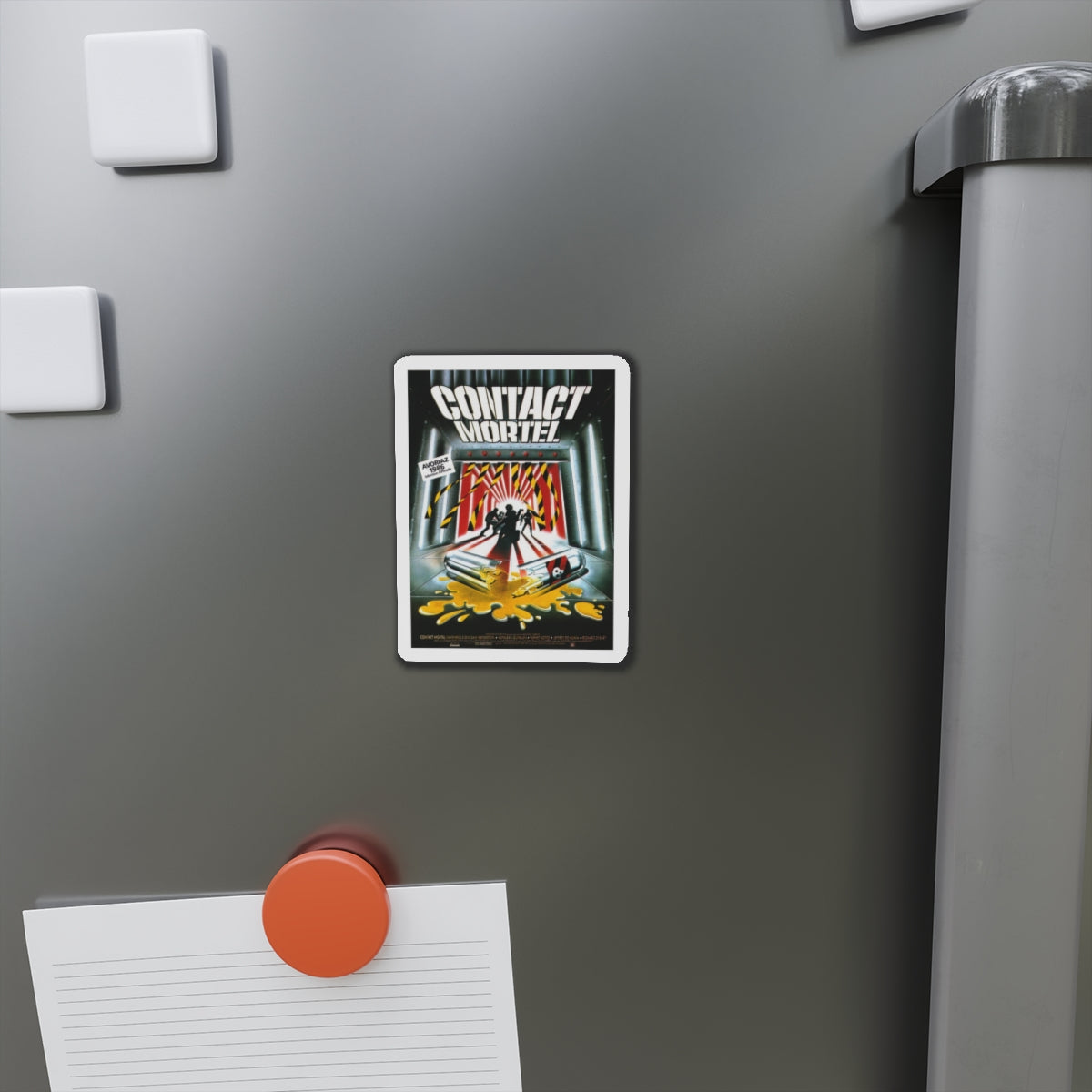 WARNING SIGN (FRENCH) 1985 Movie Poster - Refrigerator Magnet-The Sticker Space