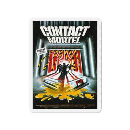 WARNING SIGN (FRENCH) 1985 Movie Poster - Refrigerator Magnet 3 Inch - The Sticker Space