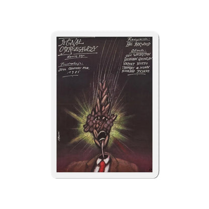 WARNING SIGN (POLISH) 1985 Movie Poster - Refrigerator Magnet 5 Inch - The Sticker Space