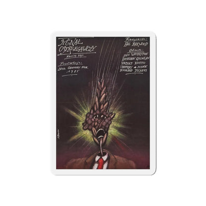 WARNING SIGN (POLISH) 1985 Movie Poster - Refrigerator Magnet 6 Inch - The Sticker Space