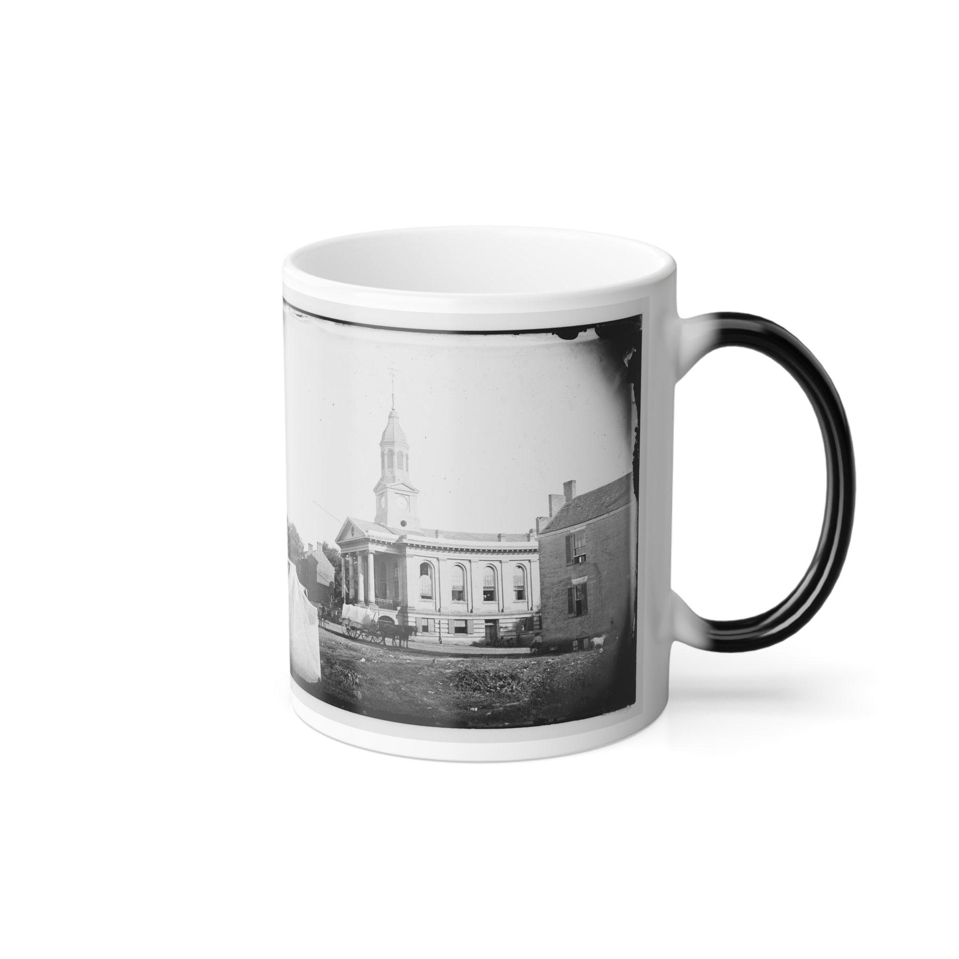 Warrenton, Va. Courthouse (U.S. Civil War) Color Morphing Mug 11oz-11oz-The Sticker Space