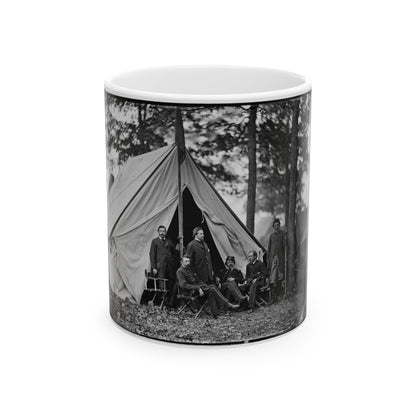 Warrenton, Va. Dr. Jonathan Letterman, Medical Director Of The Army Of The Potomac And Staff (U.S. Civil War) White Coffee Mug-11oz-The Sticker Space