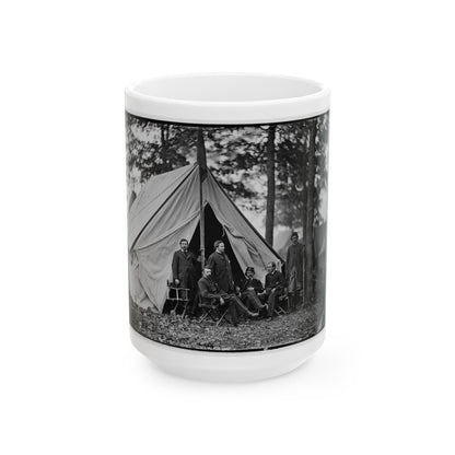 Warrenton, Va. Dr. Jonathan Letterman, Medical Director Of The Army Of The Potomac And Staff (U.S. Civil War) White Coffee Mug-15oz-The Sticker Space
