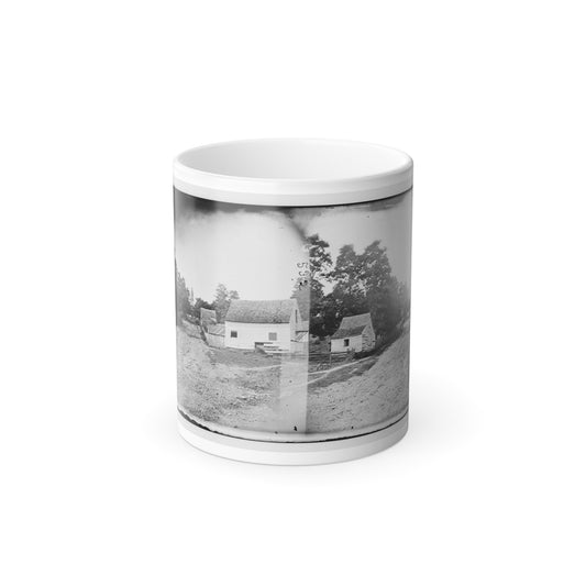 Warrenton, Va. Outskirts of Town With Courthouse in Distance (U.S. Civil War) Color Morphing Mug 11oz-11oz-The Sticker Space