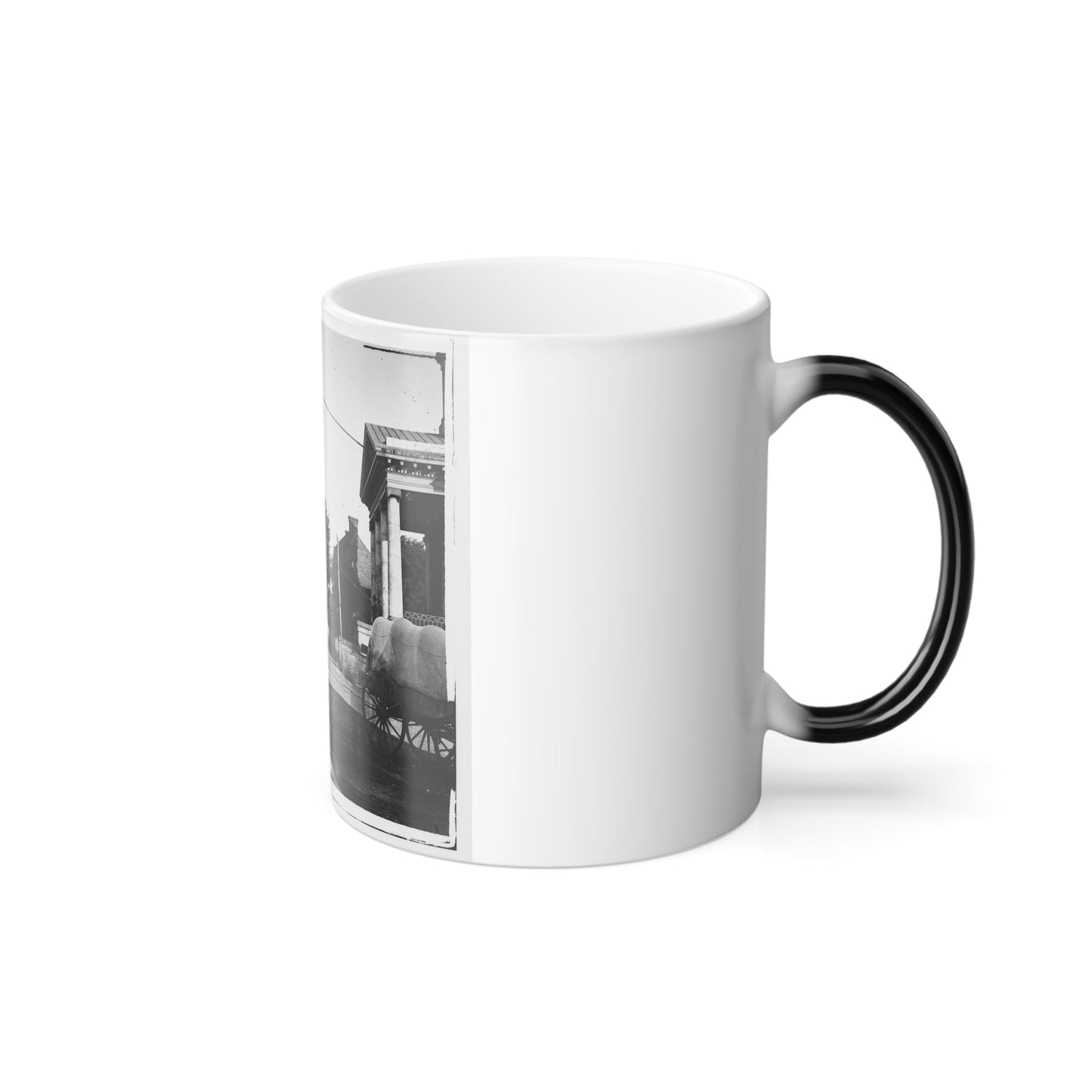 Warrenton, Va. Street in Front of Courthouse (U.S. Civil War) Color Morphing Mug 11oz-11oz-The Sticker Space